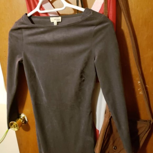 BNWOT Artizia Faux Suede Dress - Picture 2 of 3